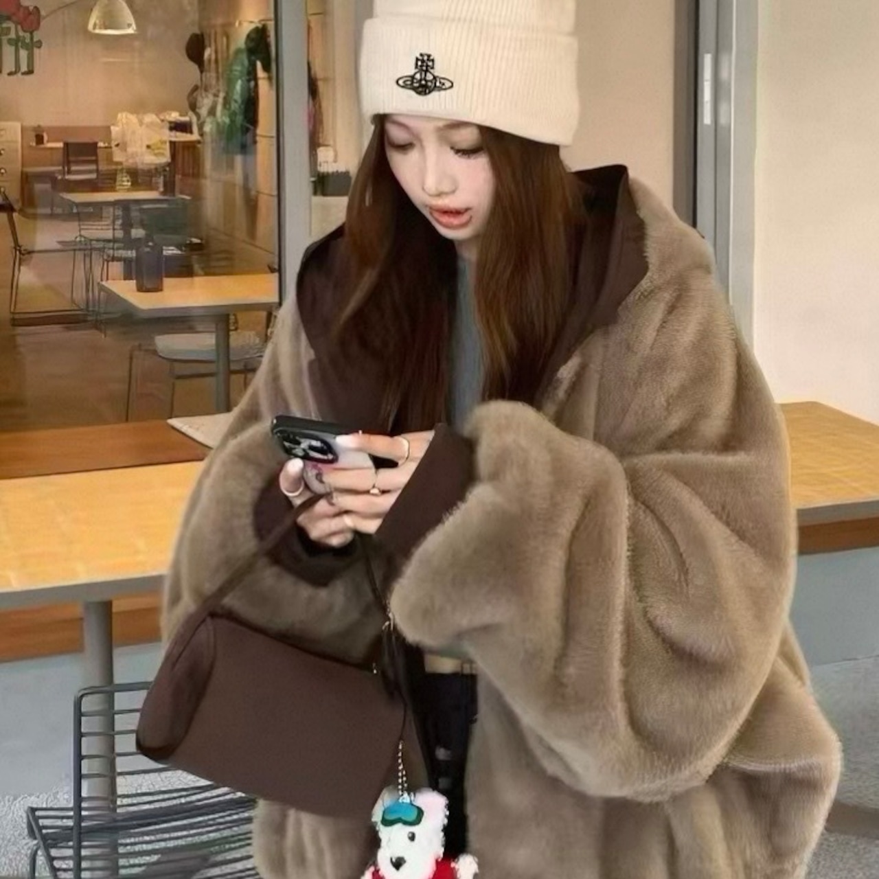 Reversible Faux Fur Jacket