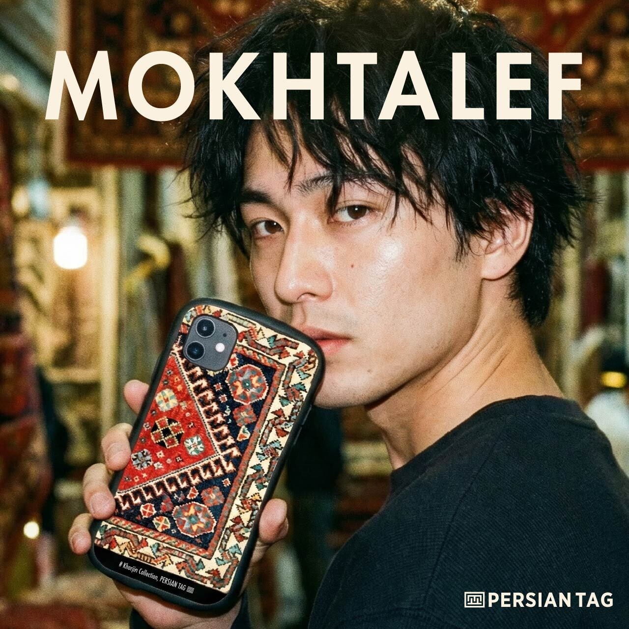 手帳型ケース / Mokhtalef / AndroidもOK