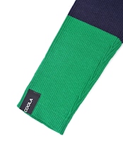 【直営店限定ITEM】バイカラーVネックニットカーディガン (NAVY) CQ-47122H