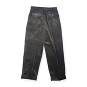 PIA SPORTS ピアスポーツ ツータック 裾ダブル コーデュロイ パンツ 82/ダークグリーン系 メンズ