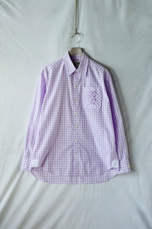 TSTS【TSTS GINGHAM SHIRT  -LIGHT PURPLE GINGHAM-】