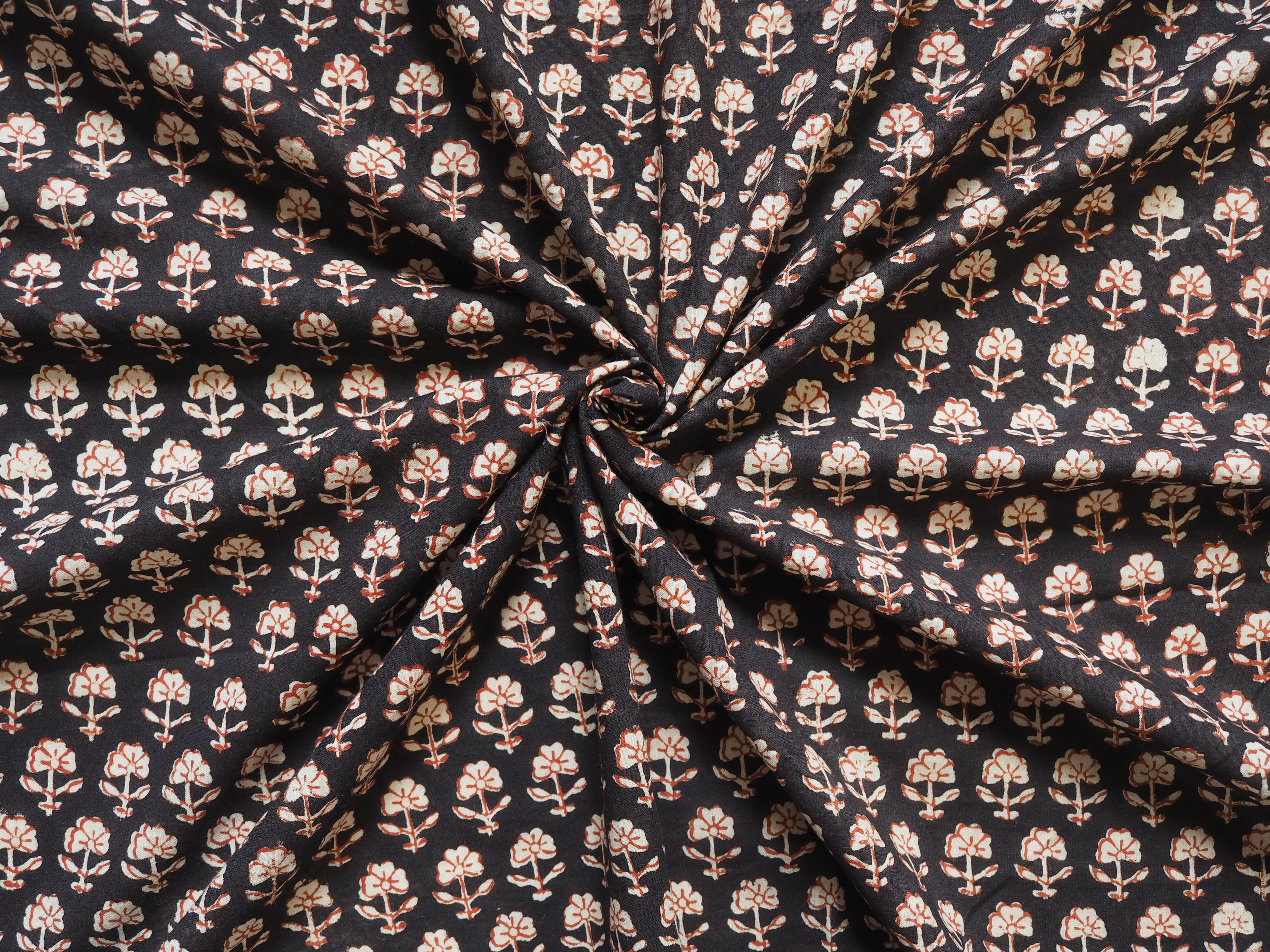 ハンドブロックプリントファブリック f251005