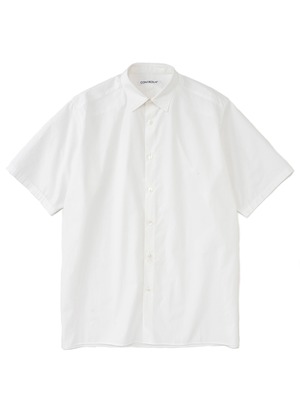 フレンチ五分袖オーバーサイズシャツ（ホワイト）
