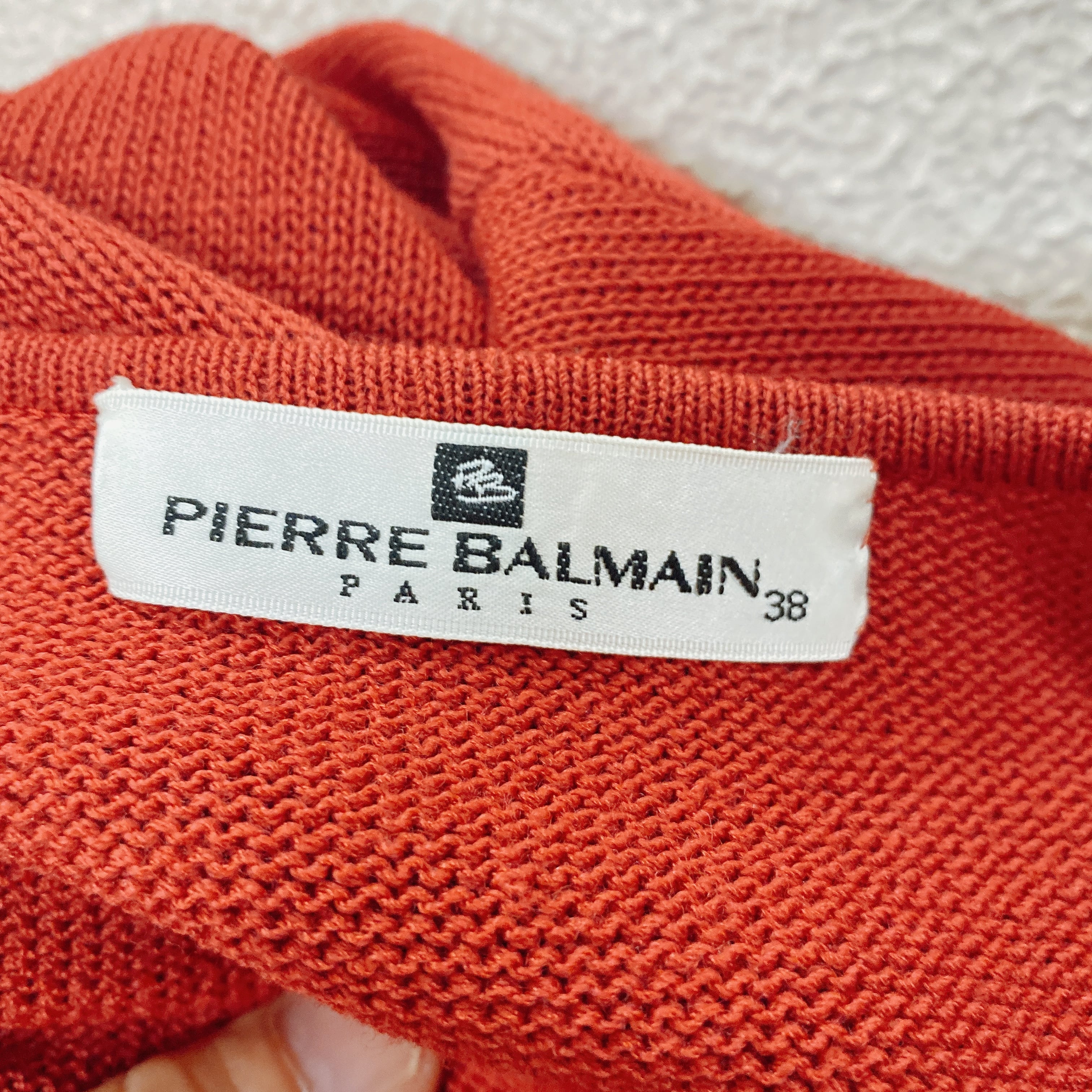 バルマン　BALMAIN PARIS 半袖トップス　黄緑