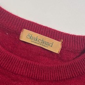 カシミヤ100% Shakehand シェイクハンド ニット セーター/ワインレッド系 レディース