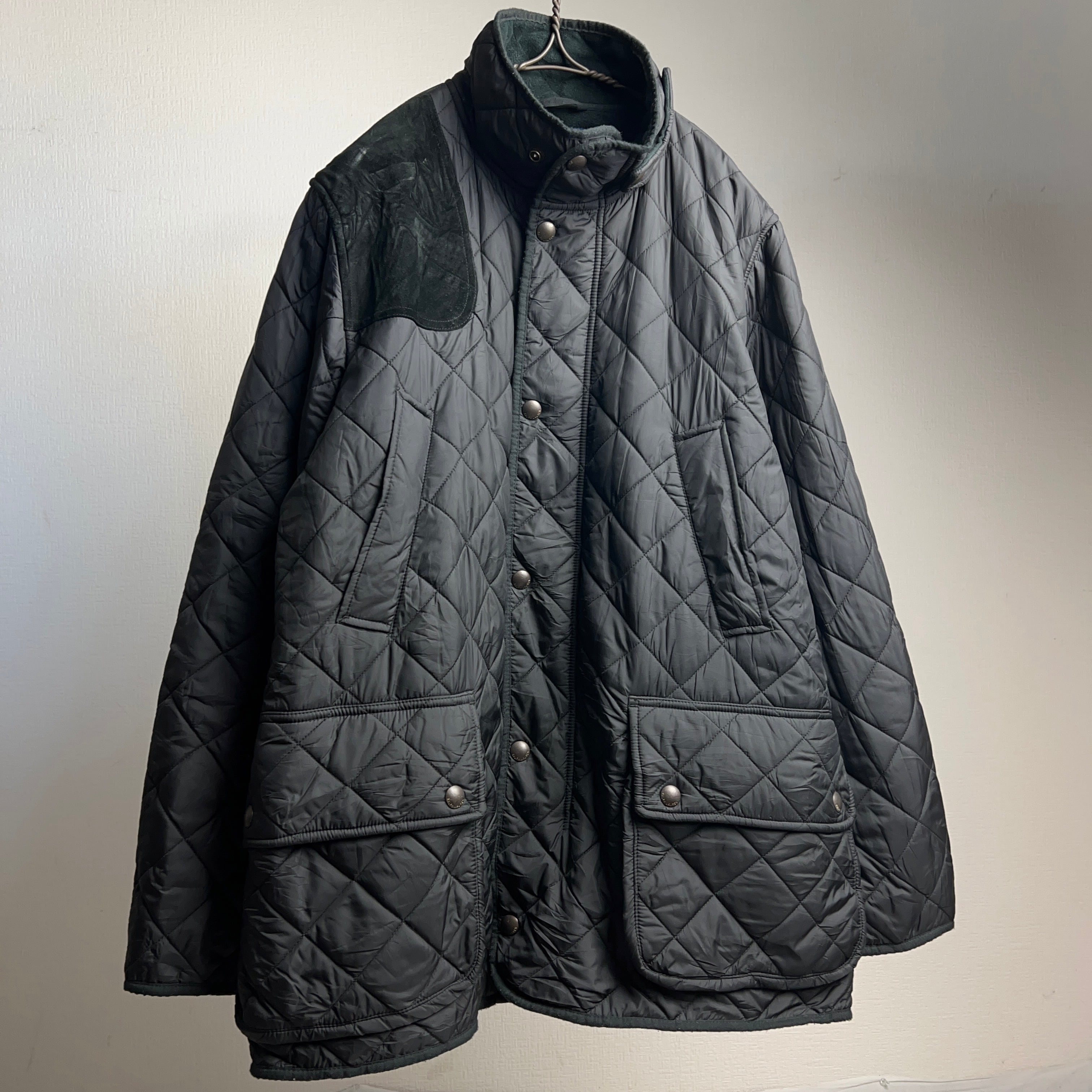 90's~ “Polo by Ralph Lauren” Quilting Hunting Jacket SIZE M 90年代~ ポロラルフローレン  キルティング ハンティングジャケット【0929A86】【送料無料】