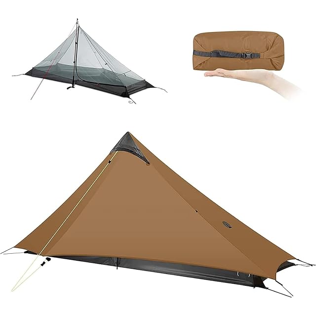OneTigris Camping APEX TRAIL ワンポールテント 二股ポール 煙突穴
