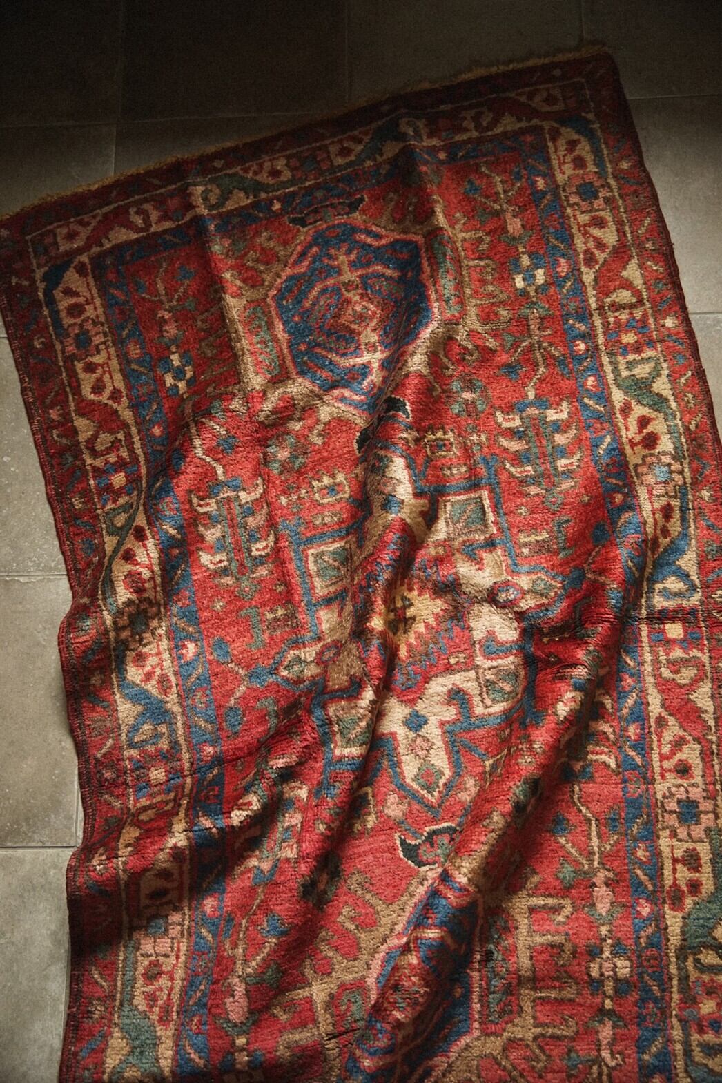 707 -Vintage Hamadan rug