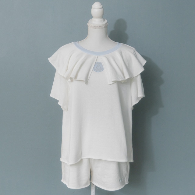 "Angel frill" パジャマセットアップ (White)