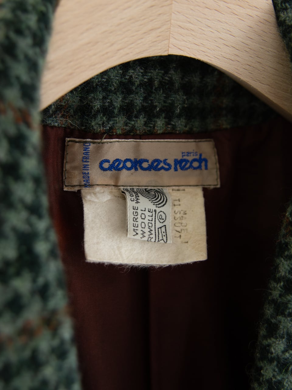 GEORGES RECHMade in France 's % wool tweed sport jacket