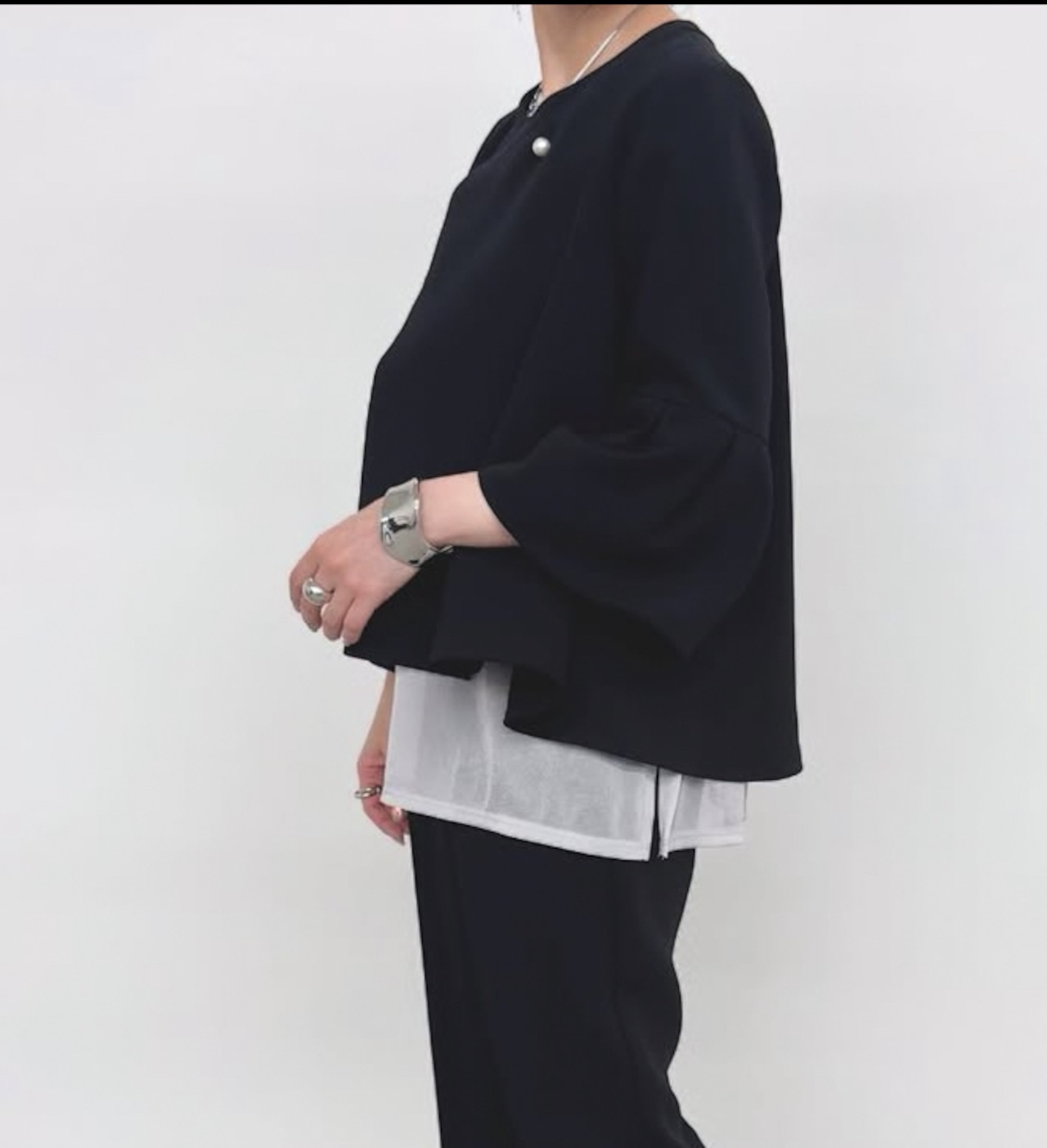 NUS ダブルクロス ベルスリーブジャケット 612-34001