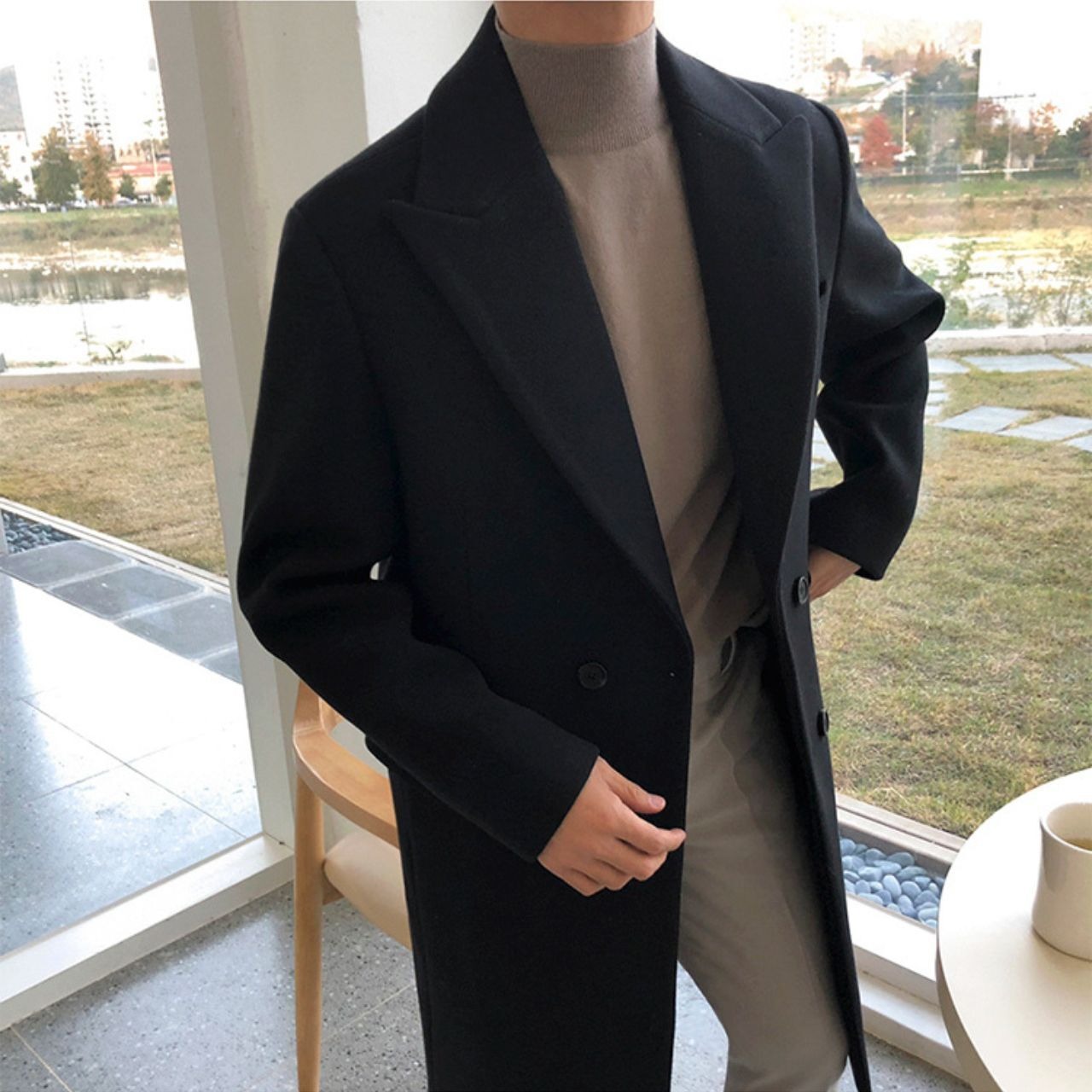 ベーシックモードチェスターコート　MT0080395