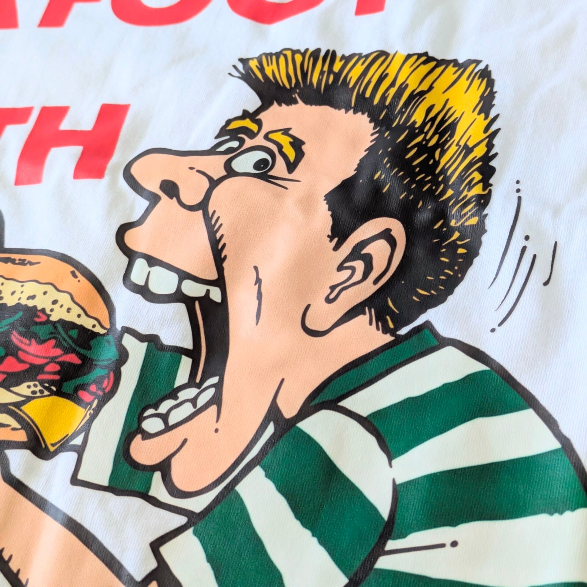 ♧【 SUBWAY ( サブウェイ )】『 PUT A FOOT IN YOUR MOUTH 』Tシャツ 〚アメリカン雑貨 アメトイ〛