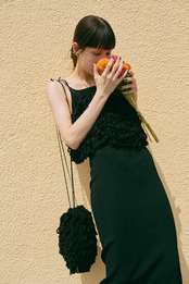 Thick Velvet Loop Monster Cami Hand Knit