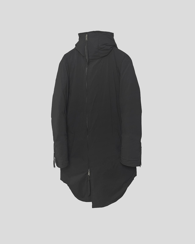 ASKYY /  HOODED DOWN COAT / BLK
