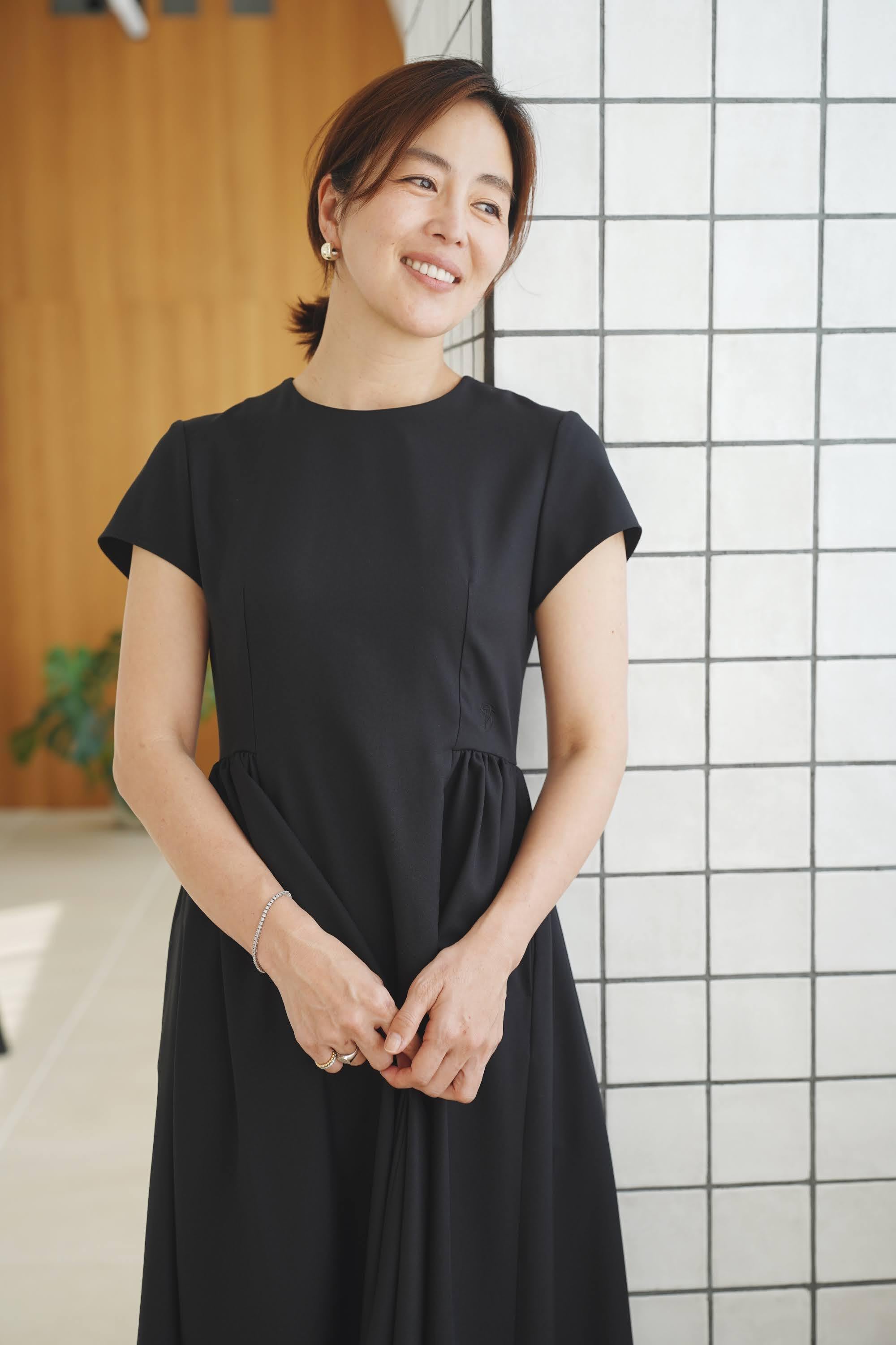 EVERYDAY DRESS mature s-sleeve ブラック long 数量限定 | THE9SHOP