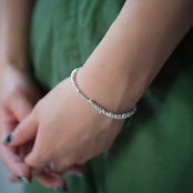 Karen silver beads bracelet