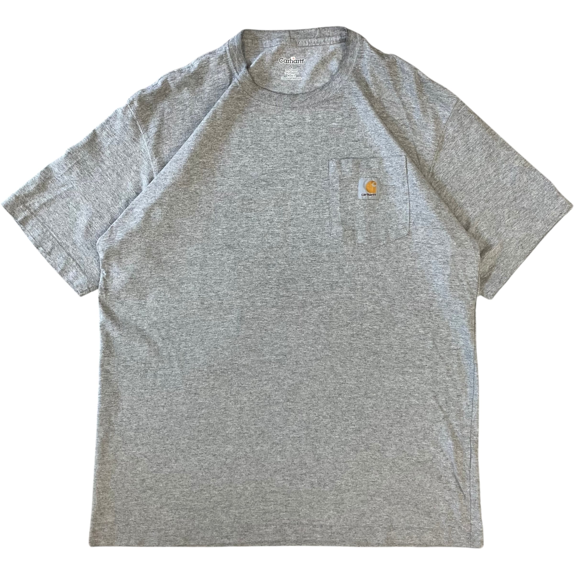 《L》Carhartt カーハート ポケットTシャツ グレー No.3165
