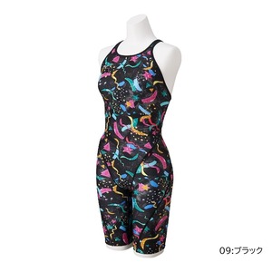 ミズノ競泳練習用ハーフスーツ水着[レディース]N2MGD775 TERAKAWA AYA COLLECTION