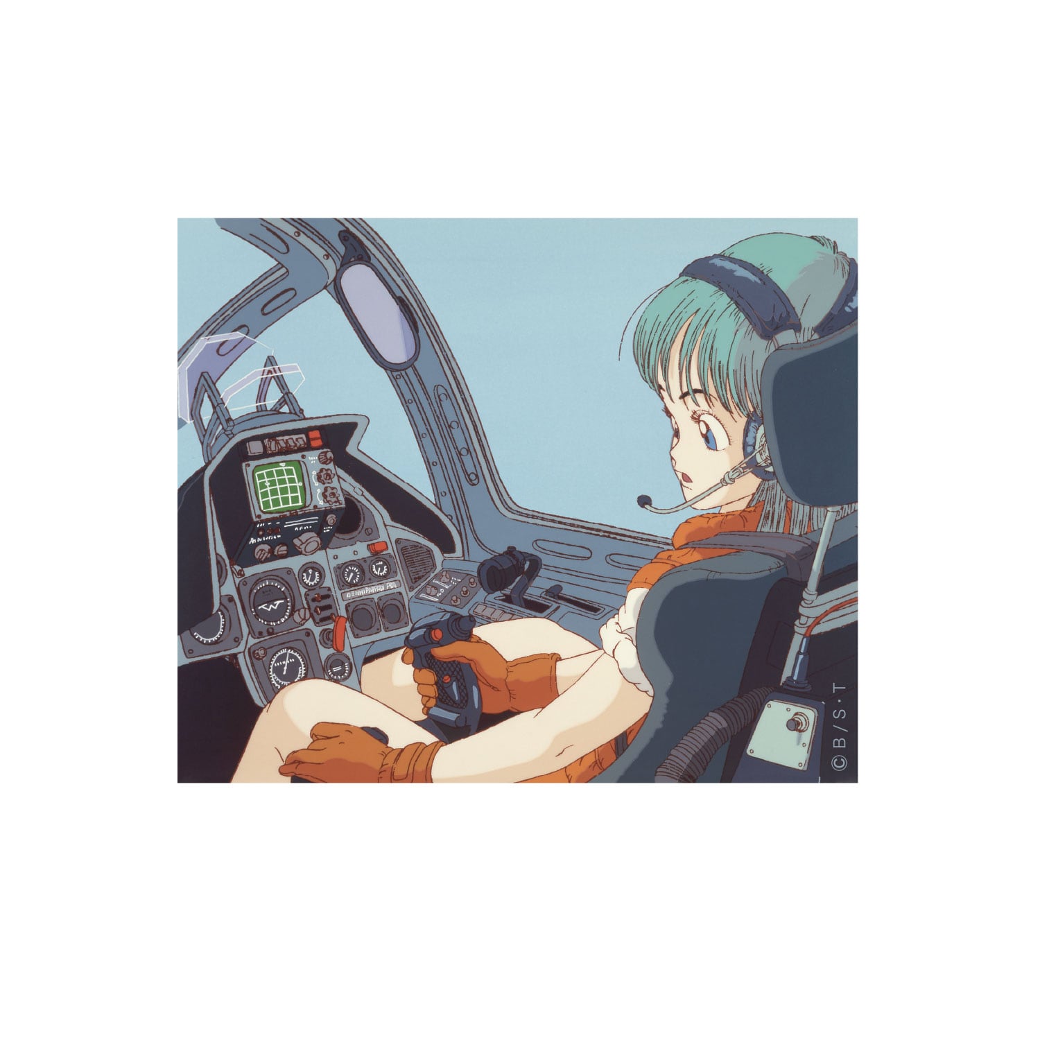 ドラゴンボール キャラクターステッカー ブルマ1 | キャラクター