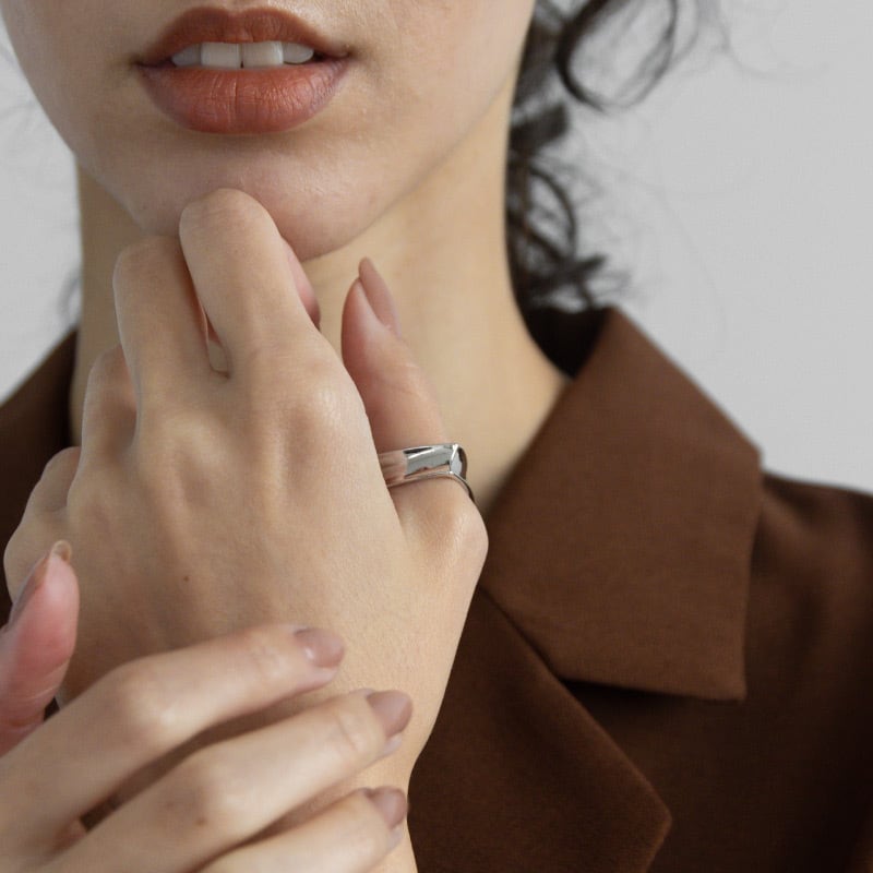 レディース指輪&リングまとめ売り Jewel VOX リング アクセ フープ ＆ キューブ チャーム付き