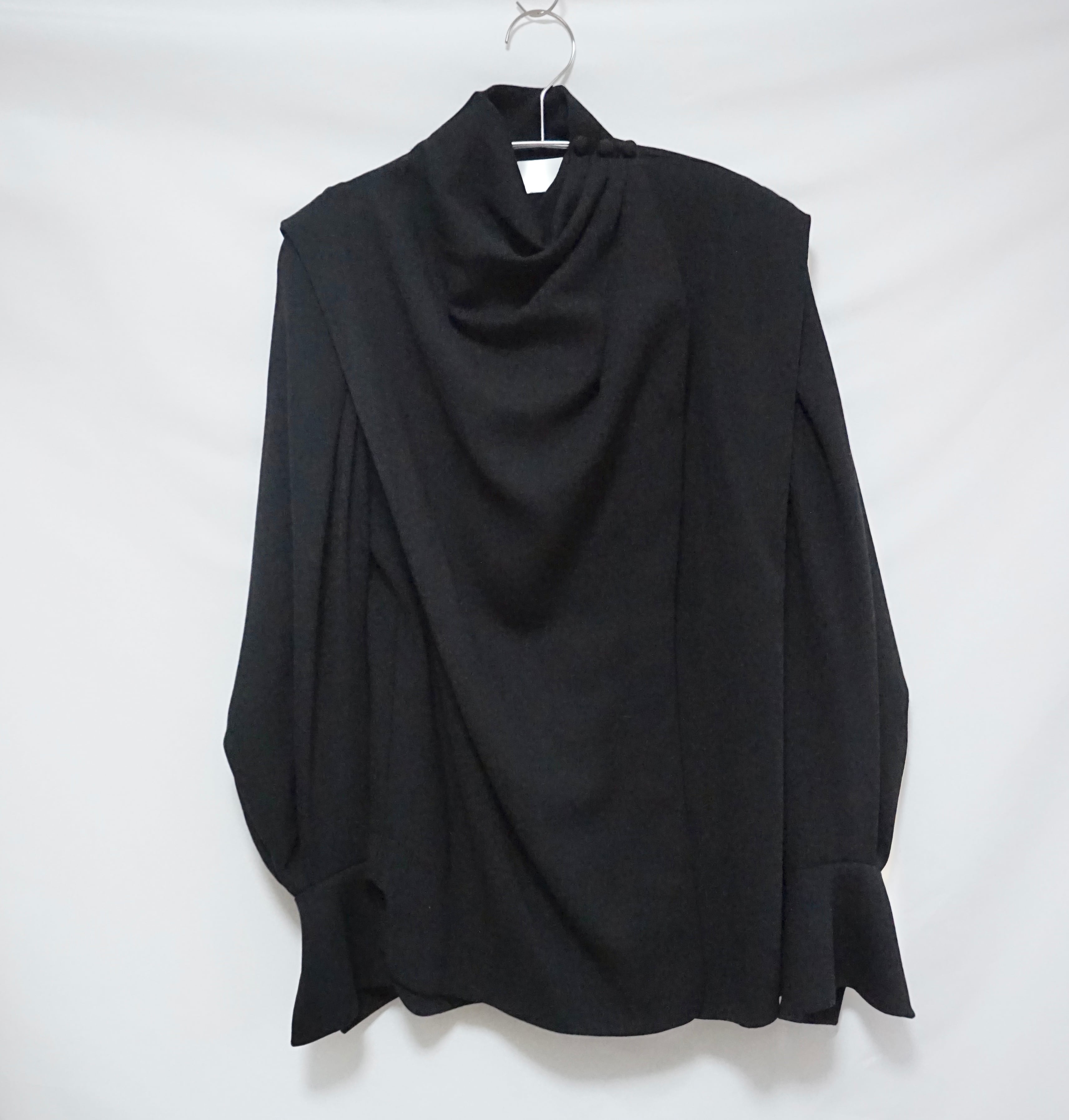 トップス mame kuroguchi Wool ette Blouse Crochet Sleeve Criss Cross Blouse – New York & Company