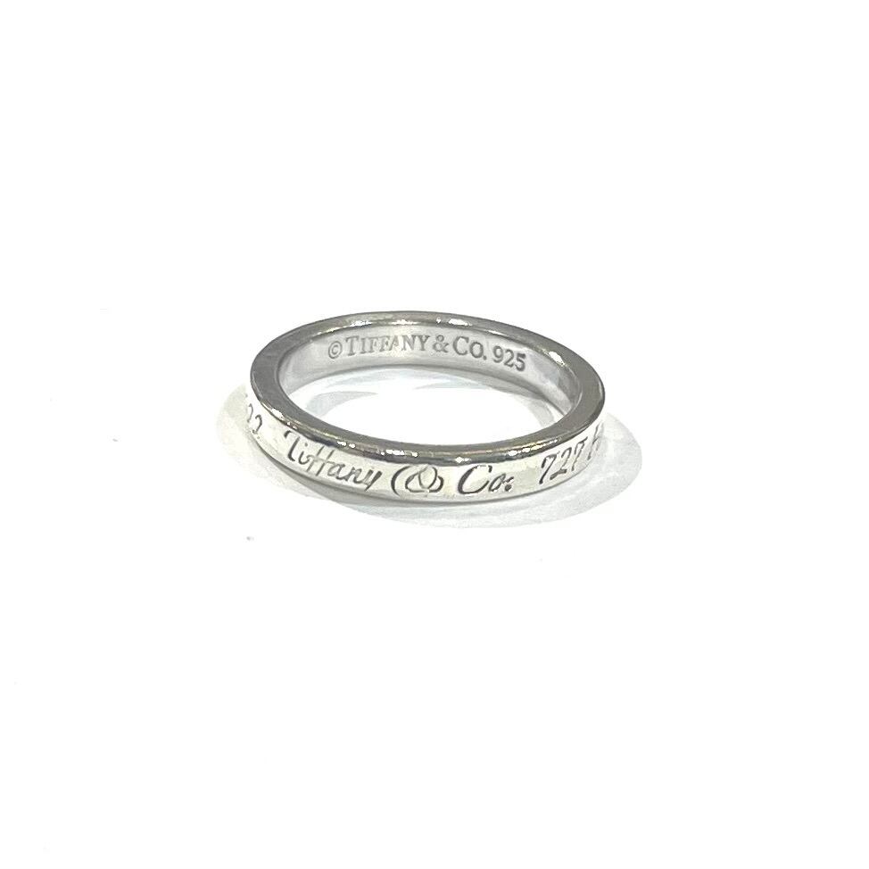 TIFFANY&CO】【9号】2287ティファニーaddressナローリング 指輪 TIFFANY&CO】【9号】2287ティファニーaddressナローリング 指輪