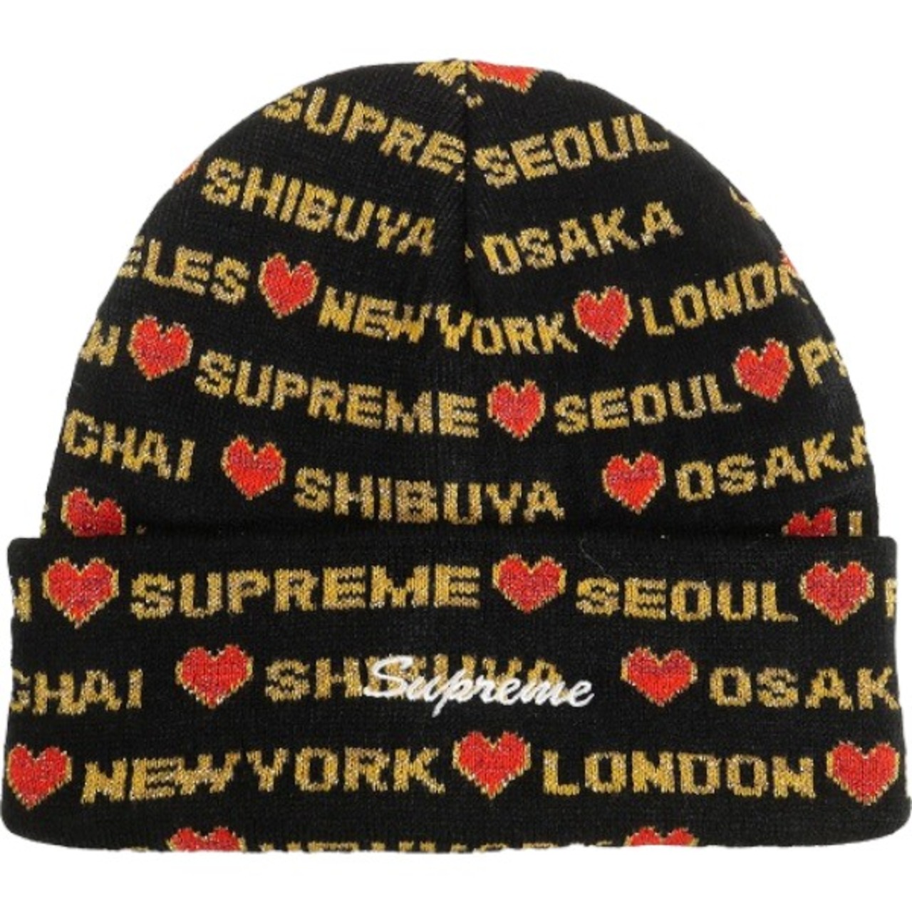 Size【フリー】 SUPREME シュプリーム 24AW Hearts Beanie Black 