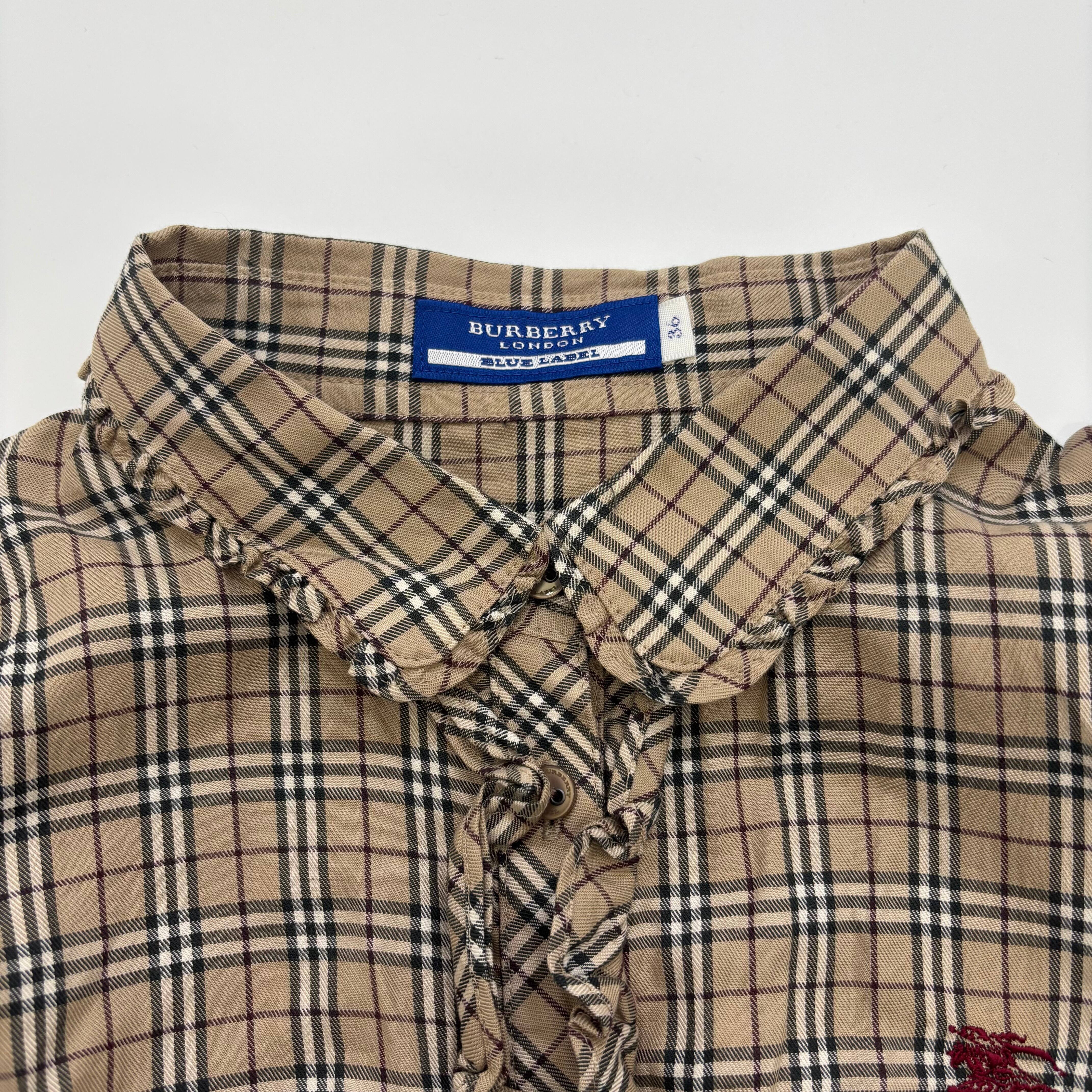 26F91 Burberry blue label shirt | blazetorwest