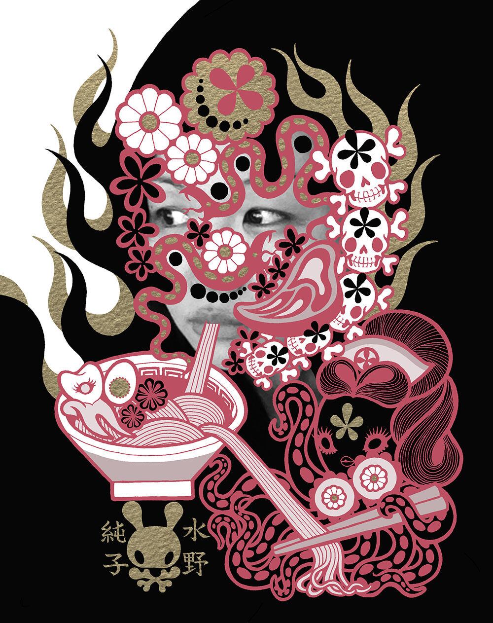 Octobat from Junkonotomo HappyPink edition by Junko Mizuno