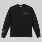 不動明王達磨 ツートンデザイン ロングTシャツ【TIKTOK】