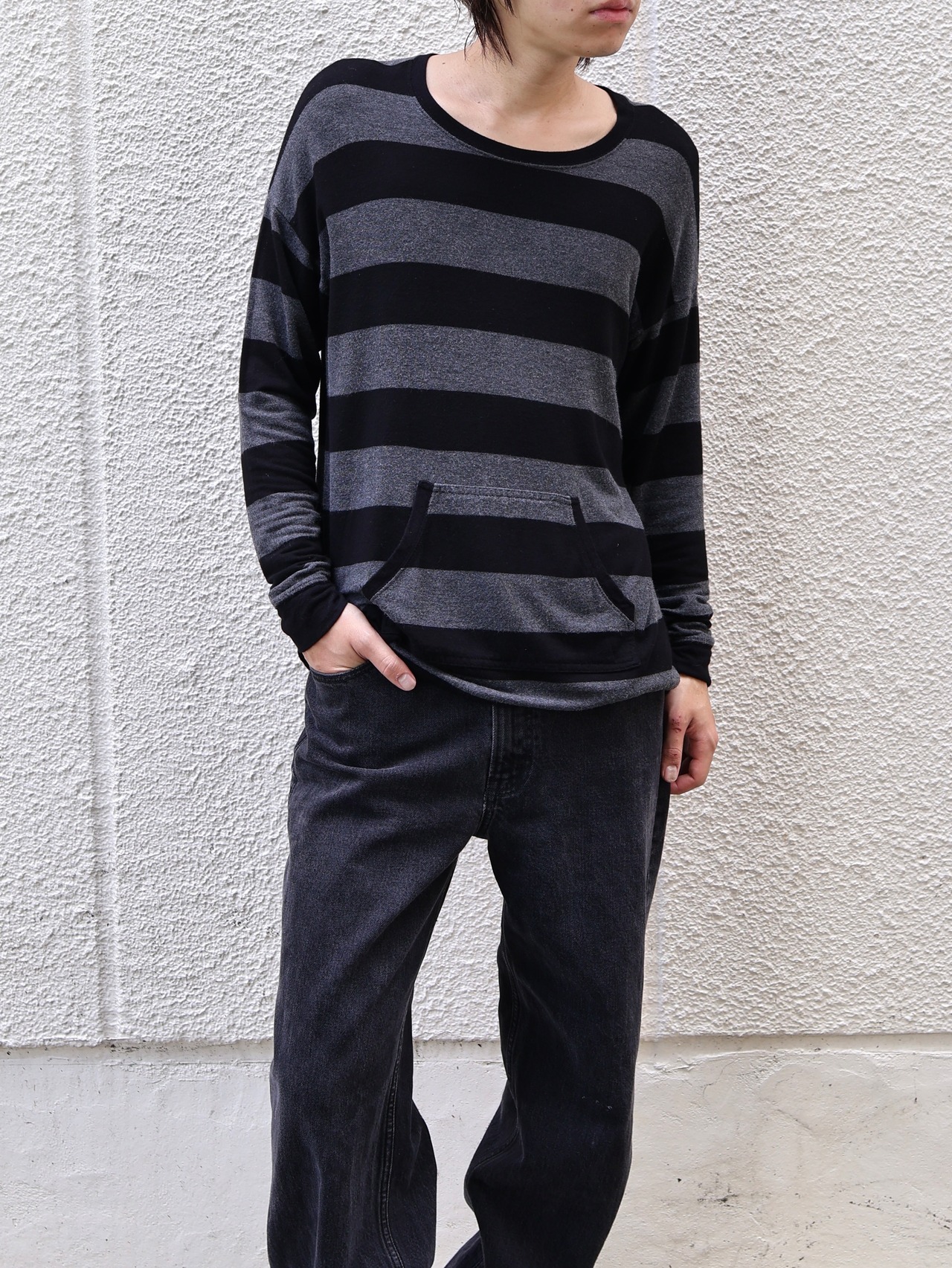 design border long shirt