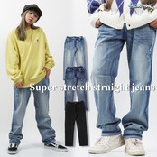 ◆スーパーストレッチ ストレート ジーンズ◆ta-2012022T