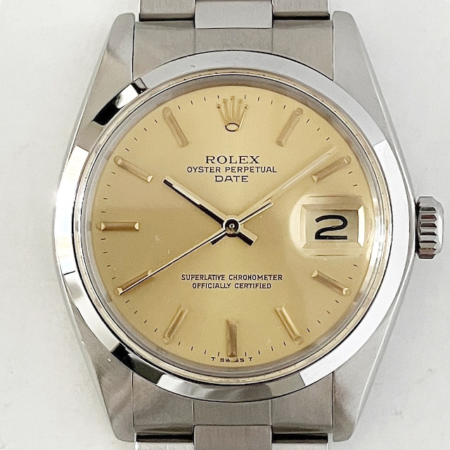 Rolex Oyster Perpetual Date 1500 (53*****) Champagne Dial