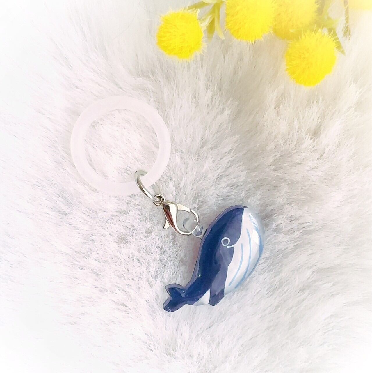 9433 No.127 クジラのアンブレラマーカー（ネイビー）【ほなみるか