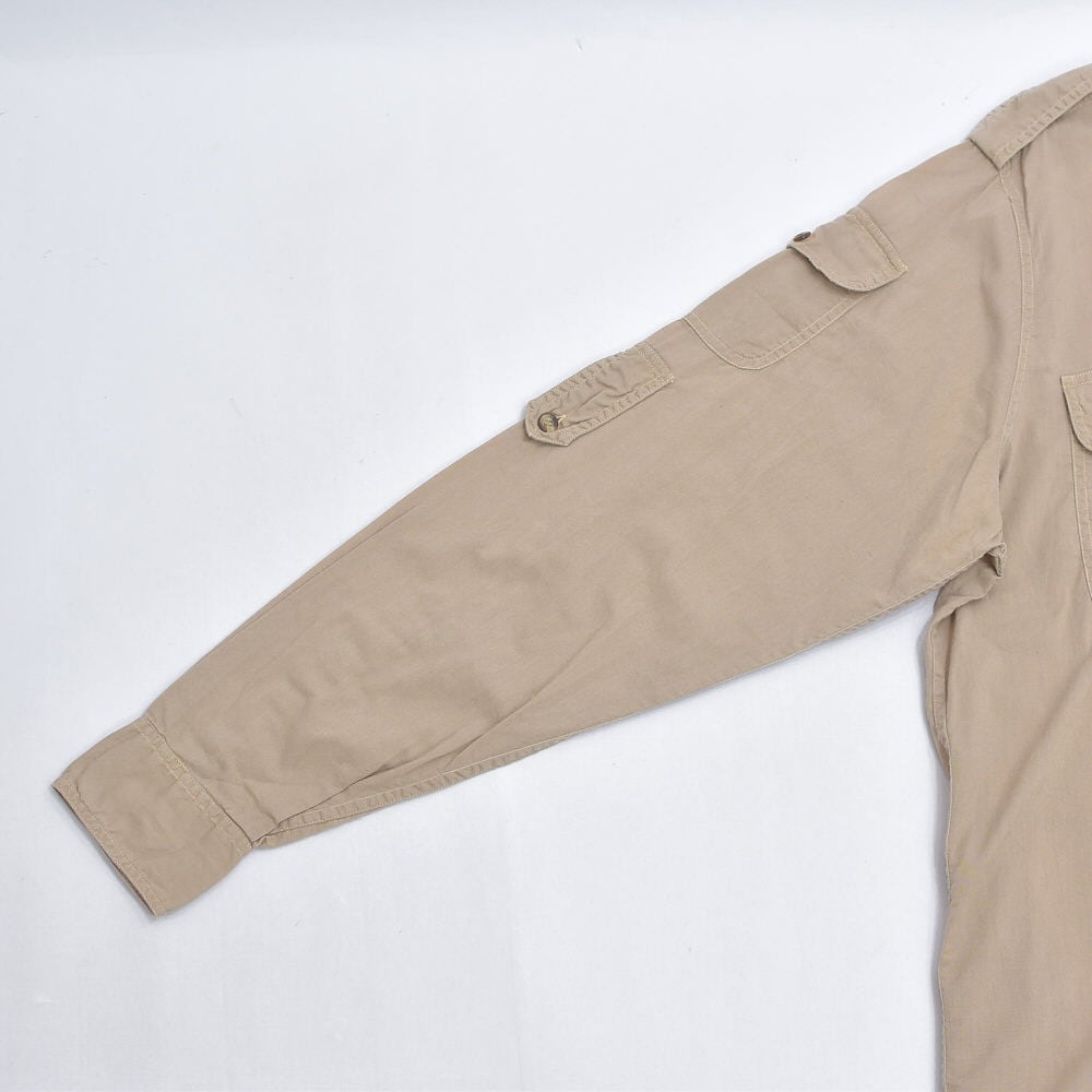 80s BANANA REPUBLIC バナリパ コットン サファリシャツ ヴィンテージ