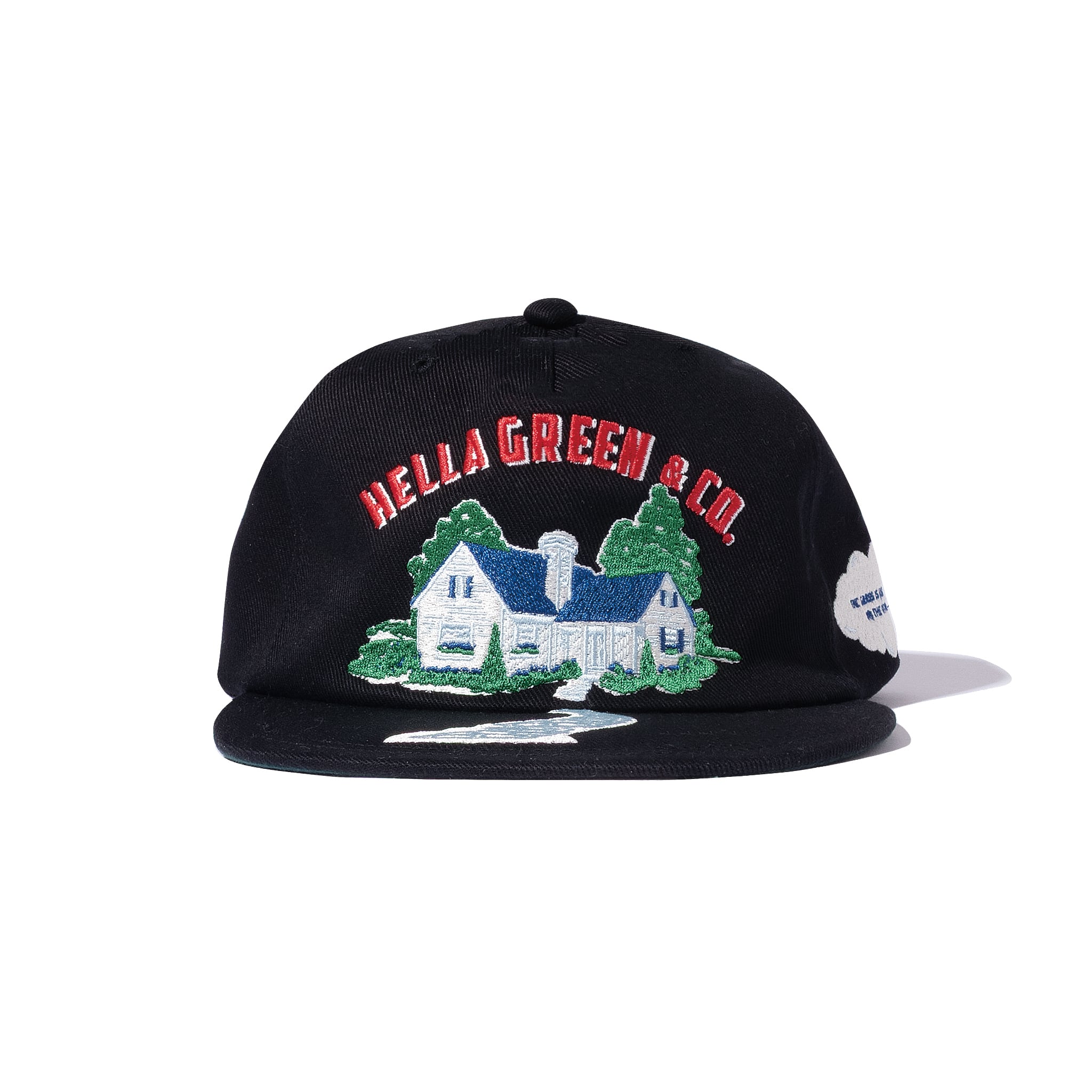 【HELLA GREEN】Grass Cotton Cap(BLACK)〈国内送料無料〉