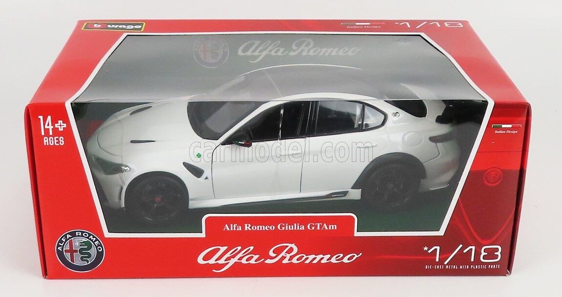 ミニカー 1/18 アルファロメオ ジュリア GTAm ブラーゴ BURAGO 1/18