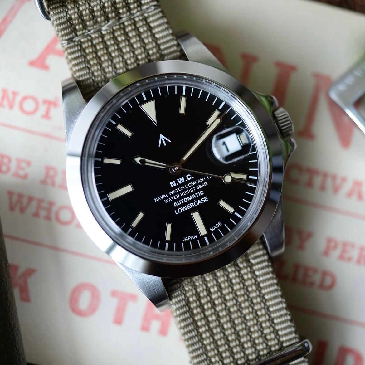 NAVAL WATCH FRXA002 Mechanical COW Leather Band | Barkoutsiders®︎