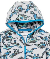 ジャケット フード付き ジップアップ フリース ボーイズ ダイナソー 105-110