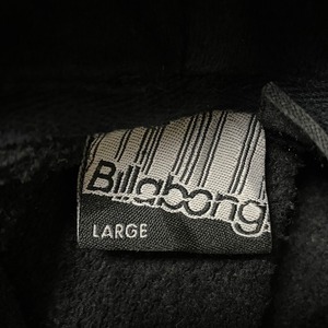 【BILLABONG】ブランドロゴ バックプリント スウェットパーカー L US古着