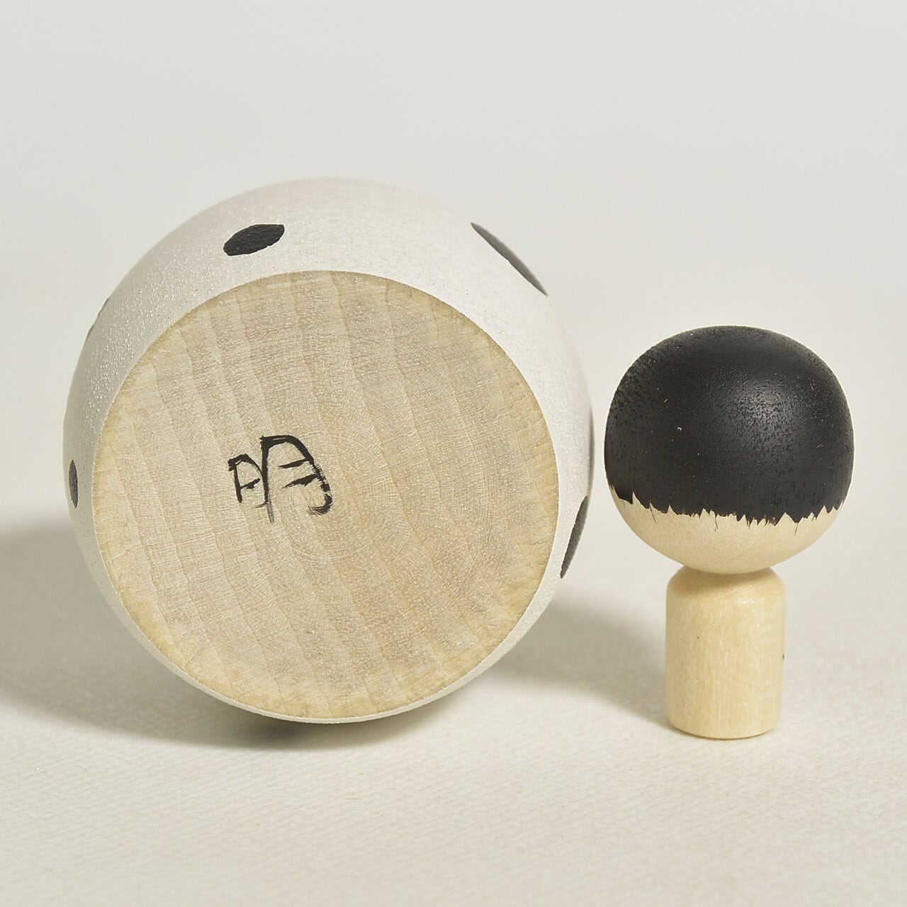まとめ売り　21体　こけし 豆大福ちゃんこけし 約1.5寸 約4.5cm 鈴木明 工人（作並系）#2345