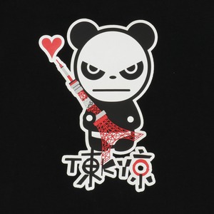 送料無料 【HIPANDA ハイパンダ】キッズ Tシャツ【日本限定】KID'S TOKYO TOWER PRINTED SHORT SLEEVED T-SHIRT / WHITE・BLACK
