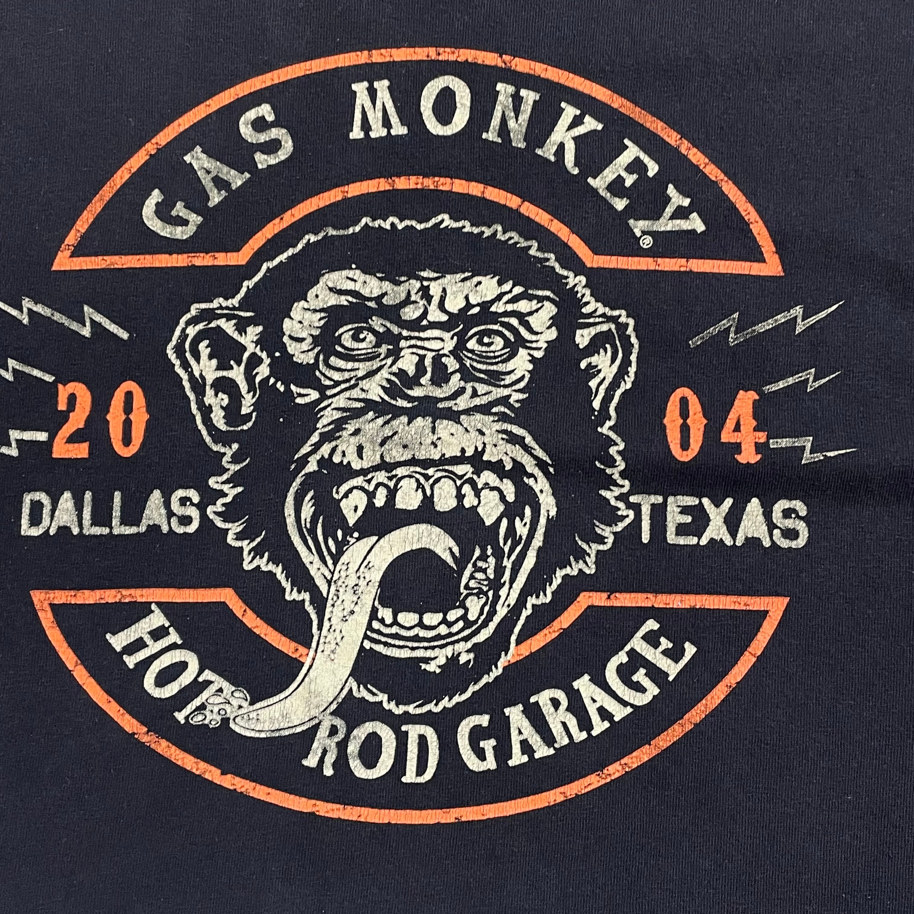 Gas Monky Tシャツ DALLAS TEXAS ビッグサイズ 濃灰
