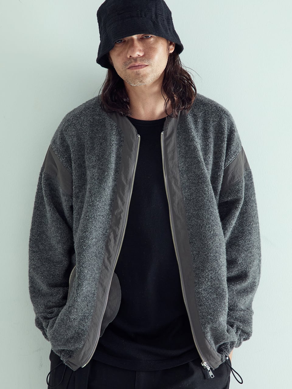 EGO TRIPPING (エゴトリッピング) BOALITE ボアジャケット / moku.GRAY 666552-03