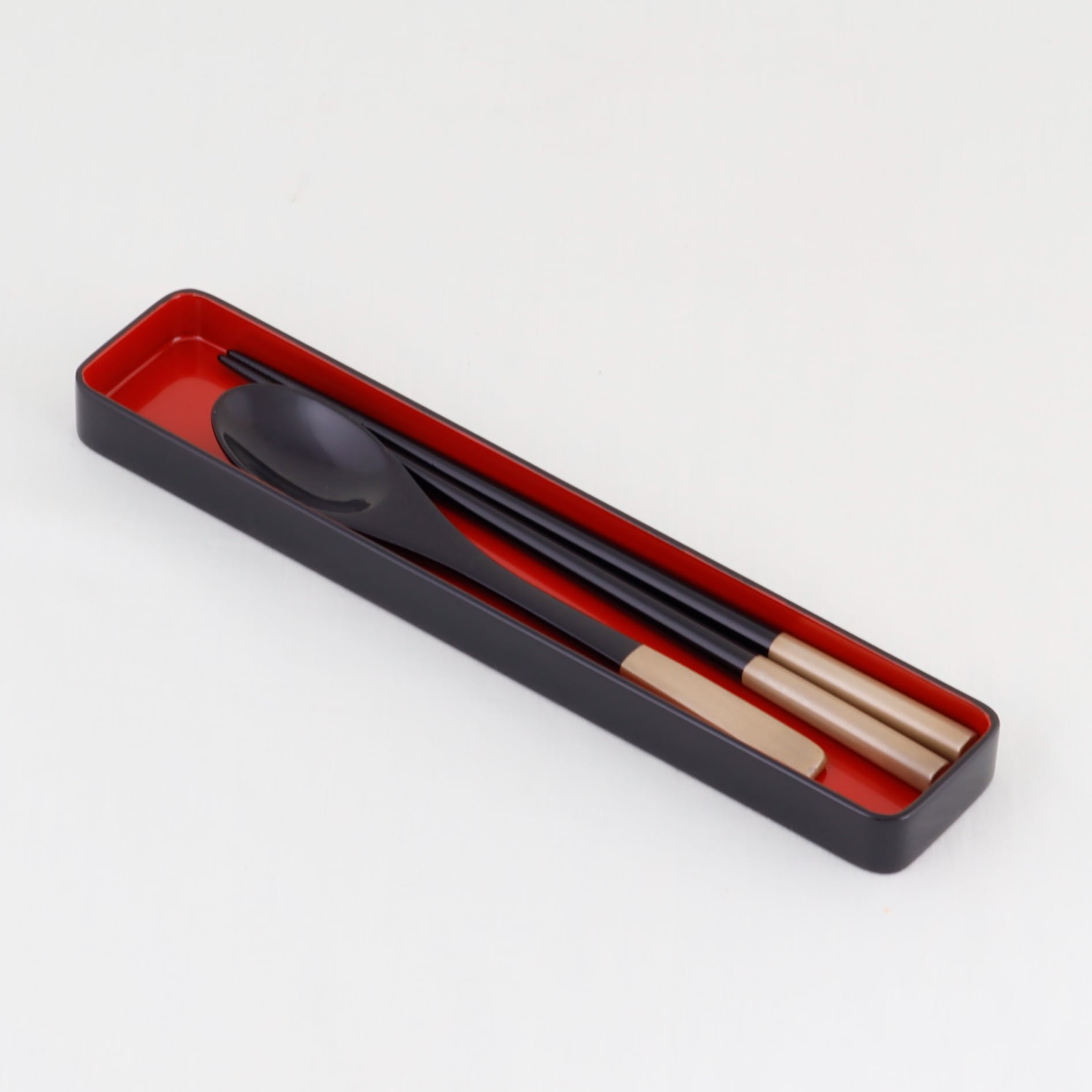 706-1 輪島塗 箸箱／黒塗／鉄線蒔絵 | 輪島塗 加藤漆器店 公式