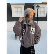 【暖かさUP】パッチファー中綿ジャケット T1999