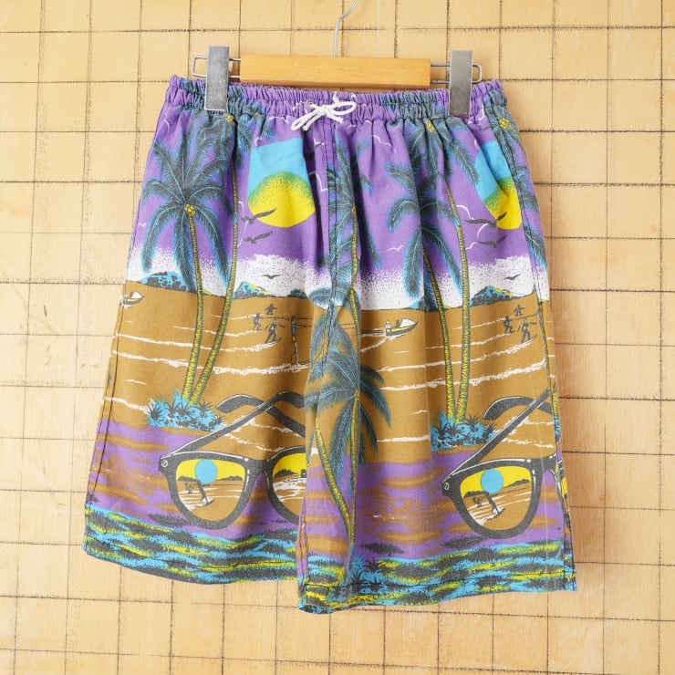 80s USA製 OSHKOSH ヒッコリーストライプ デニム ペインターパンツ W31