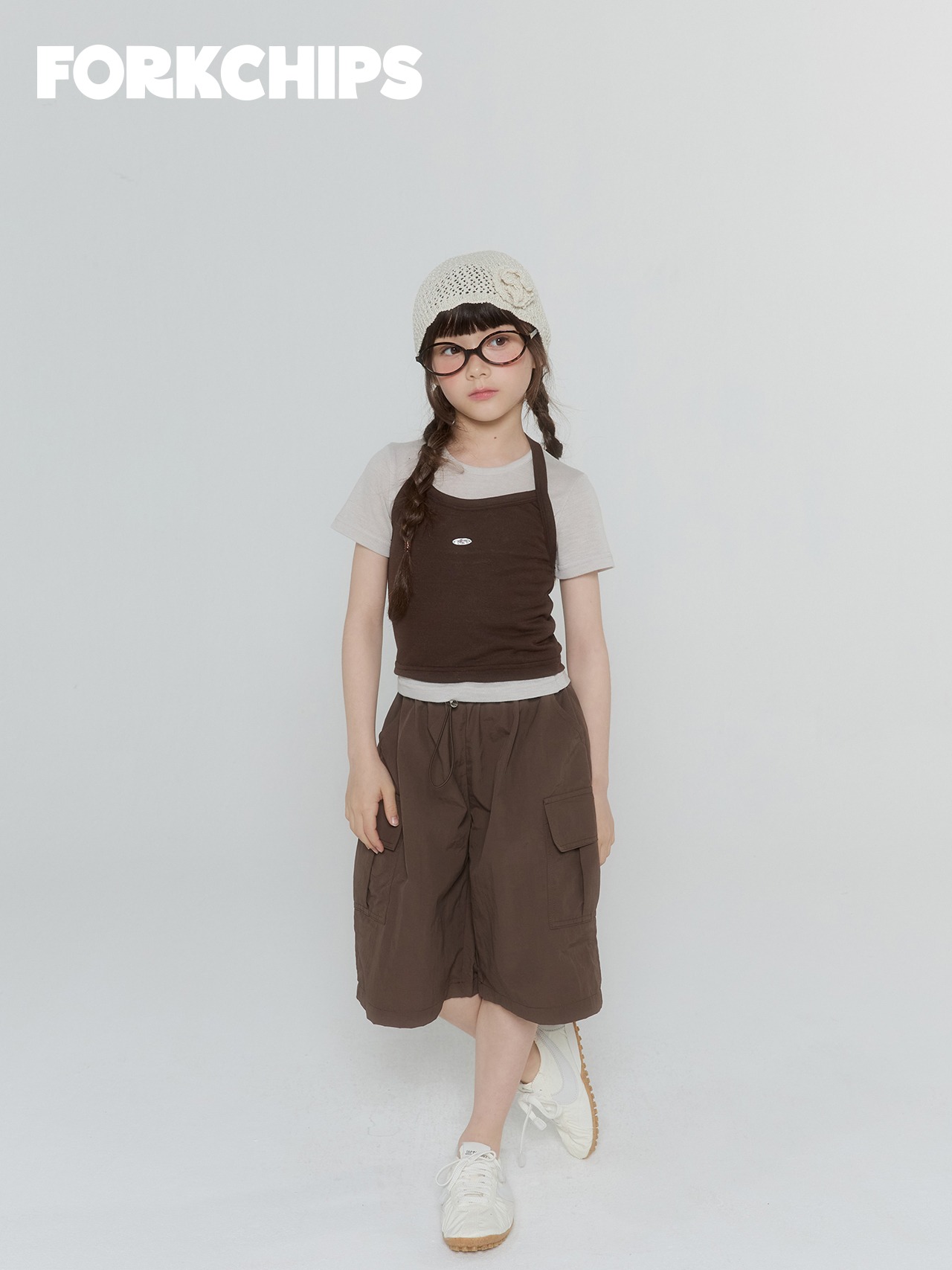 [FORKCHIPS] 스냅버뮤다팬츠 / [포크칩스] 스냅버뮤다팬츠