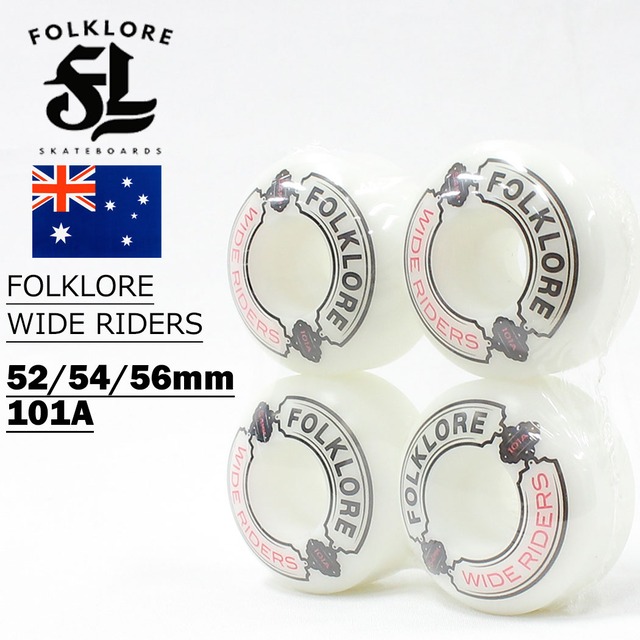 FOLKLORE SKATEBOADING フォークロア スケートボーディング ウィール 52mm 54mm 56mm スケートボード スケボー アウトレット 訳あり 52mm